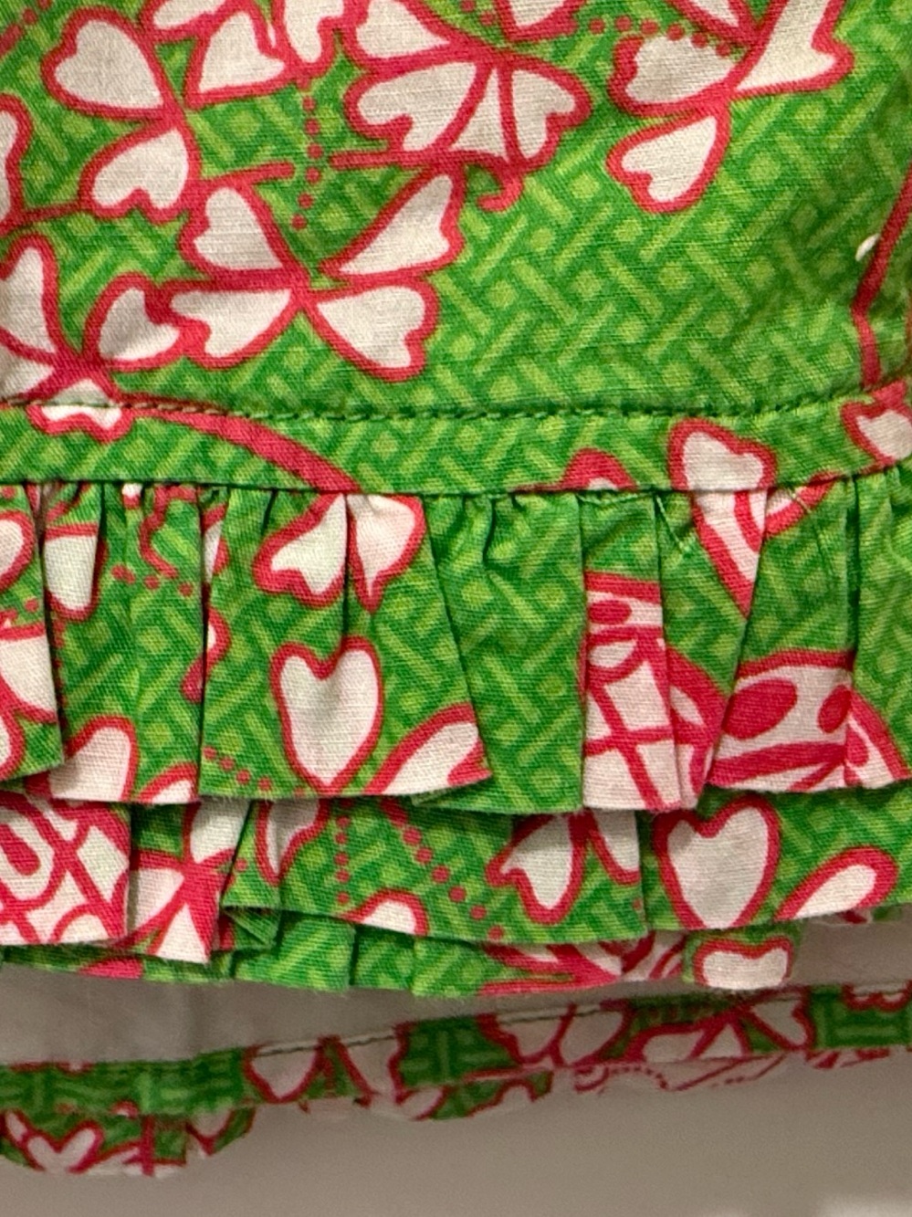 Lilly Pulitzer Green and Pink Floral Print Top - Picture 13 of 14